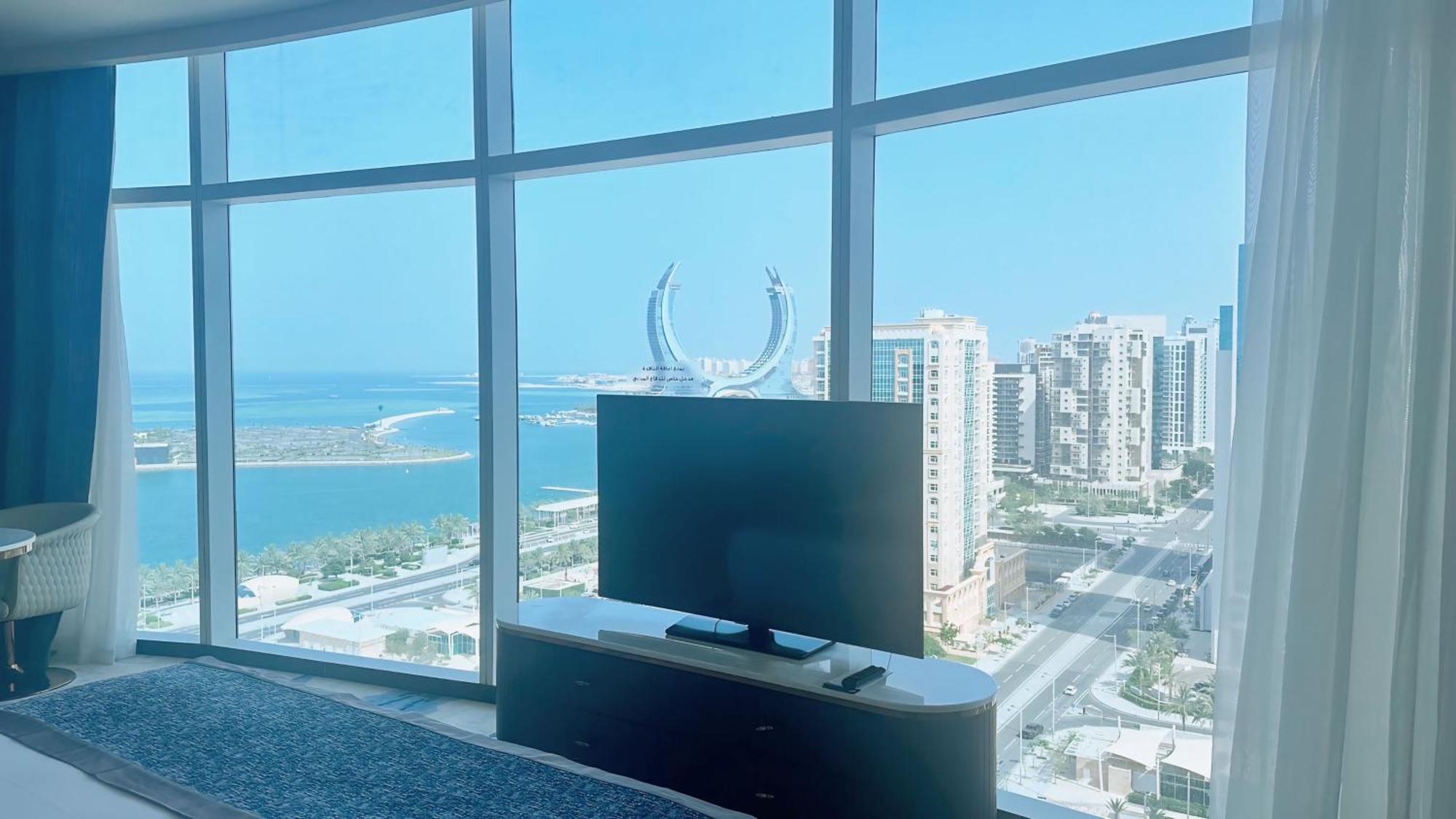 Century Marina Hotel - Lusail Exterior foto View from a room at the hotel